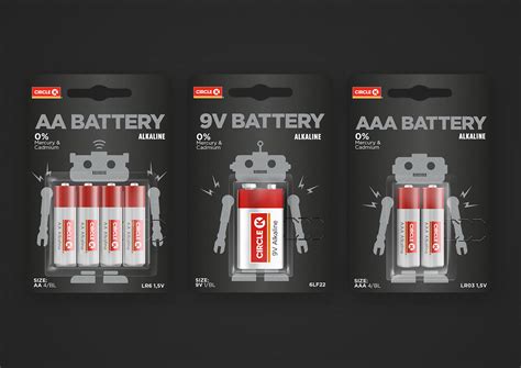 Robot batteries on Behance