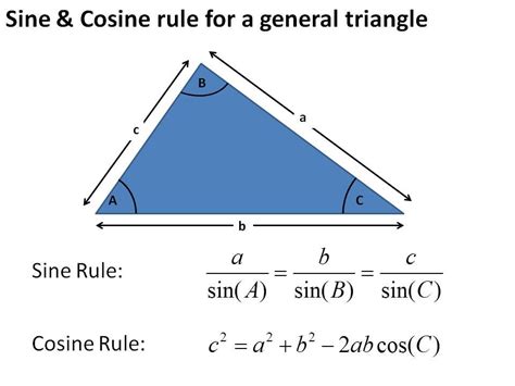 Trigonometry - Sine and Cosine rule. Most schools use SOHCAHTOA and formula triangles to teach ...