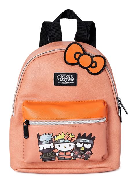 Buy Sanrio Hello Kitty x Naruto Shippuden Womens Mini Backpack Orange Online at desertcart UAE