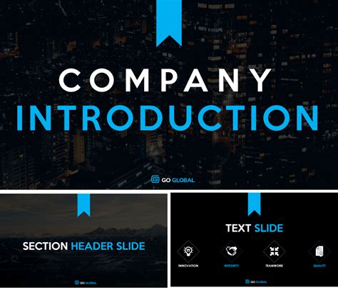 Powerpoint Introduction Slide Template