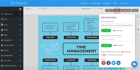 Creative Brainstorm Mind Map - Venngage | Mind map, Mind map template, Map