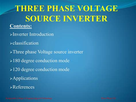 Three phase voltage source inverter | PPT