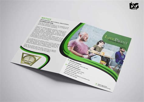 Bi-fold Brochure PSD Template Download Free | DesignHooks