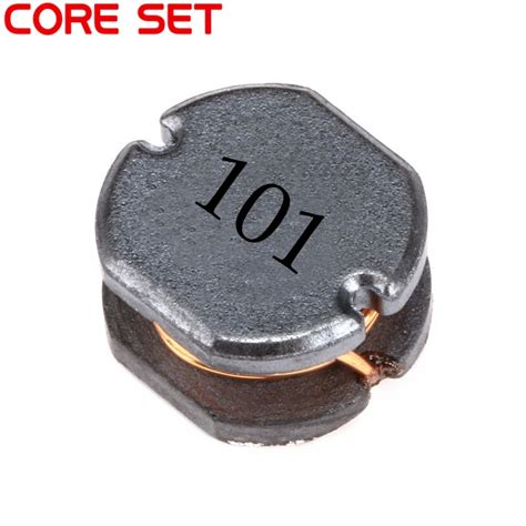 10pcs/lot SMD Power Inductor CD75 100UH 101 0.8A~1A Wire Wound Chip ...