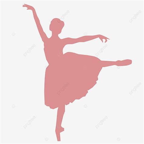 Ballet Dancing Girl Silhouette PNG Images, Ballet Girl Dancing To Dance Free Vector, Dance ...