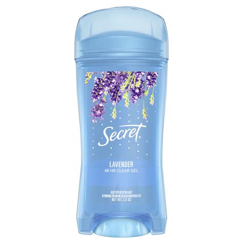 Secret Fresh Antiperspirant Deodorant Clear Gel Luxe Lavender 2.6 oz ...