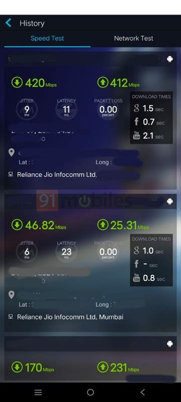 Jio 5G leaked speed test reveals ultrafast 420 Mbps download speeds