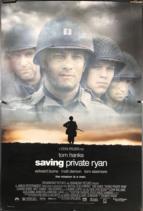 SAVING PRIVATE RYAN, Original Tom Hanks WW2 Movie Poster - Original ...