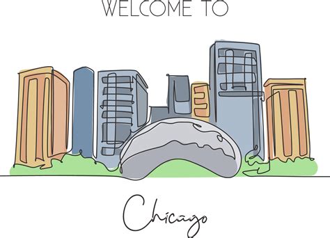 Chicago Skyline Decal Chicago Skyline Outline Svg Fre - vrogue.co