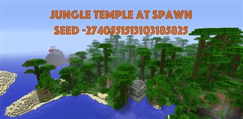 Jungle Temple at Spawn, Village, Desert Temples Close By Seed Xbox One - Minecraft: Editions ...