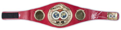 Lot Detail - Mike Tyson Signed IBF Heavyweight Champion Belt (PSA/DNA)