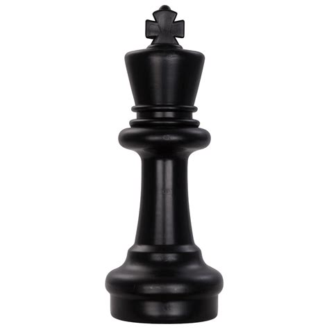 Giant Chess Piece 12 Inch Dark Plastic King | MegaChess