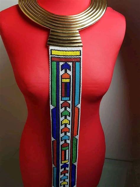 Ndebele Beaded Choker - Etsy | Beaded choker, Choker etsy, Chokers