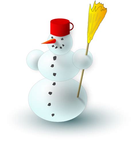 Melting Snowman Clip Art at Clker.com - vector clip art online, royalty free & public domain