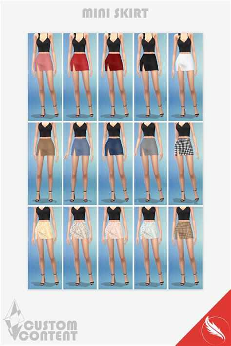 The Sims 4 Skirt CC - Super Mini Skirt