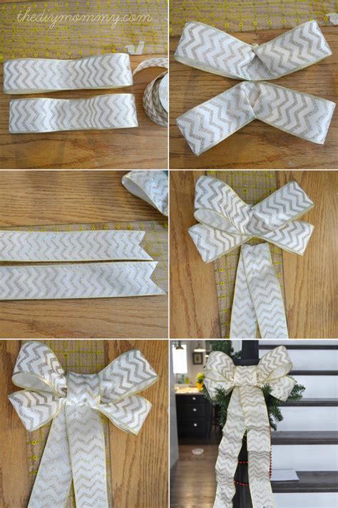 Make DIY Wired Ribbon Bows | The DIY Mommy