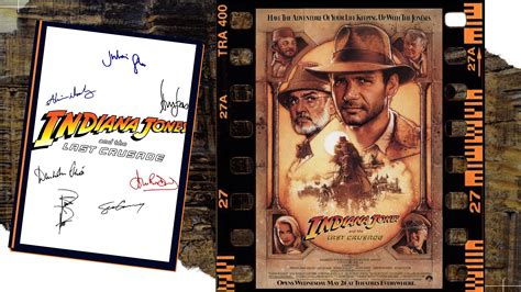 Buy Indiana Jones And The Last Crusade Movie And Autograph Signed Print - Harrison Ford, Alison ...