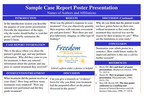 Example of Case Study Posters | ICPA Sample Case Report Poster 1 | Poster presentation template ...