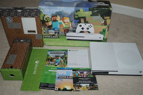 Microsoft Xbox One S 500GB Minecraft Edition Gaming Console - White ...