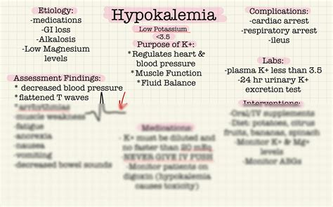 Hypokalemia Concept Map | sexiezpix Web Porn