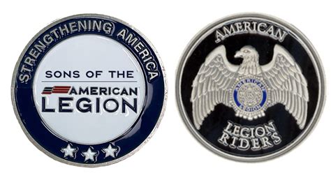 SAL Logo - Legion Riders Coin - American Legion Flag & Emblem