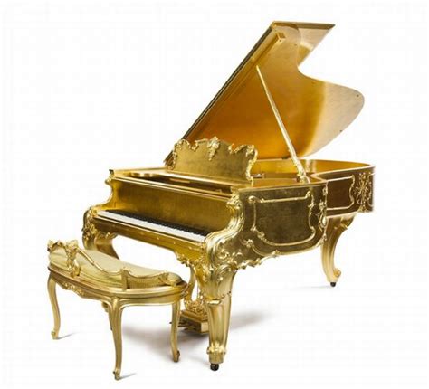 Steinway & Sons Louis XV Golden Piano Up For Auction – Elite Choice