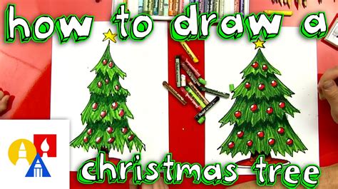 How To Draw A Christmas Tree