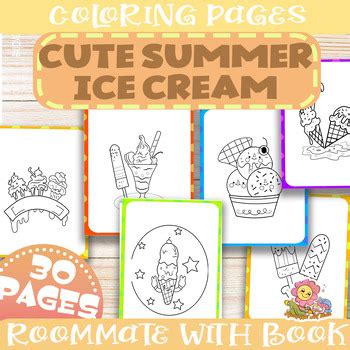 Cute ice cream Coloring pages , food creative activities, Classroom ...