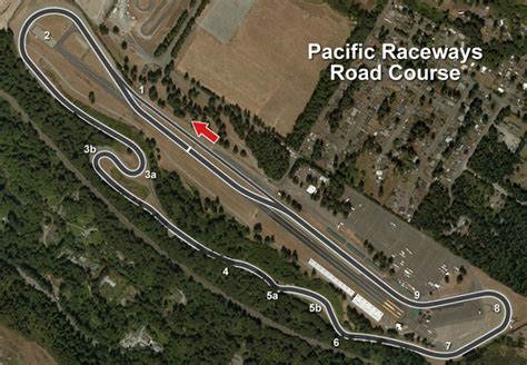 Pacific Raceways Map