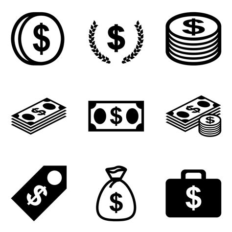 Dollar Bills and Coins 688968 Vector Art at Vecteezy