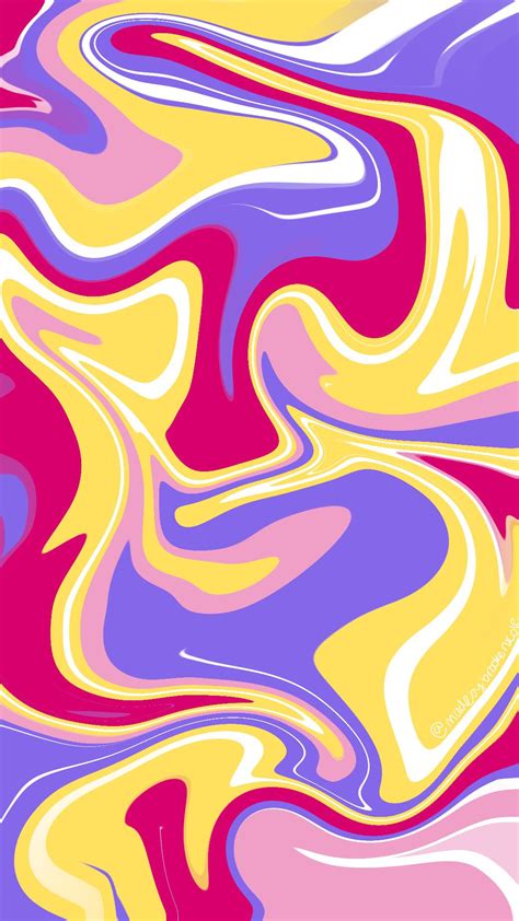 iPhone wallpaper groovy 70s swirly fun colorful background Iphone ...