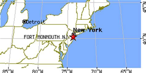 Fort Monmouth, New Jersey (NJ) ~ population data, races, housing & economy