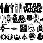 Star Wars Symbol Silhouettes - PNG Logo Vector Brand Downloads (SVG, EPS)