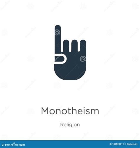 Monotheism Icon Vector. Trendy Flat Monotheism Icon from Religion ...