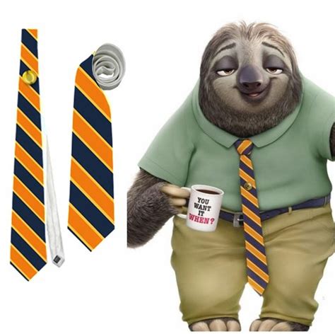 Necktie Zootopia Zootropolis Flash Slothmore Zootopia Sloth READ the ...