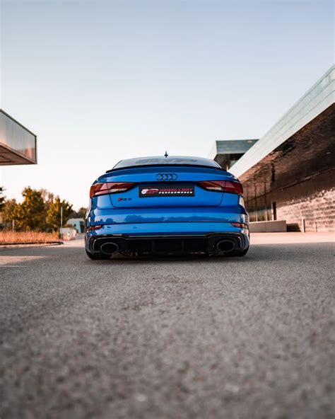 A Blue Audi Car on the Road · Free Stock Photo