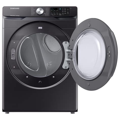 Samsung 7.5 Cu. Ft. Smart Electric Dryer with Sensor Dry in Brushed ...