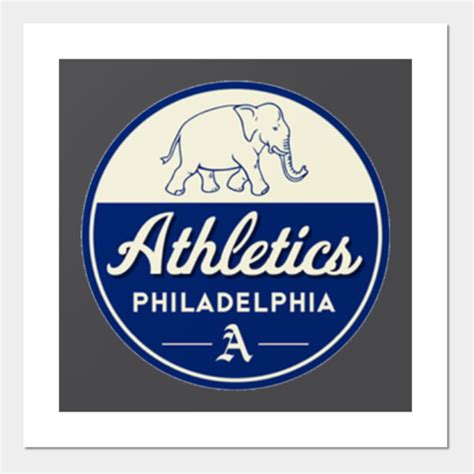 Old Philadelphia Athletics Elephant Logo - Philadelphia As White ...