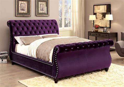 Pin by Anna N. on Home decor | Upholstered sleigh bed, Bed frame sets, Upholstered beds