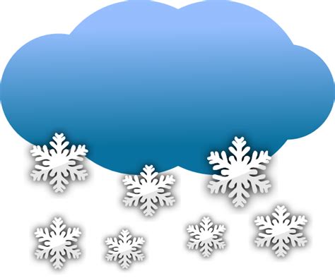 Snow Clouds Clip Art at Clker.com - vector clip art online, royalty ...