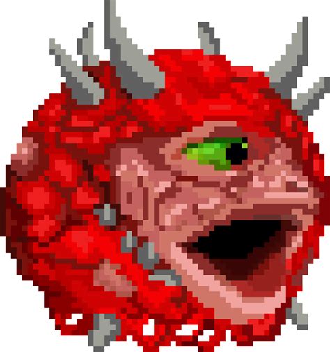 Cacodemon Pixel Art