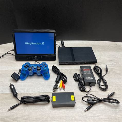 Sony Playstation PS2 Slim Console Bundle w/ 10" LCD Portable Screen CAR Monitor | eBay