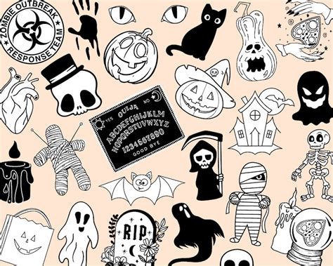 Spooky Vibes SVG Bundle Halloween Svg Spooky Svg Files for - Etsy