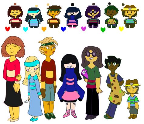 UndertaleHuman OCs by Zerada on DeviantArt