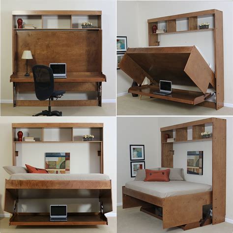 10 Murphy Beds With Integrated Desks: Your Home Office and Bedroom ...