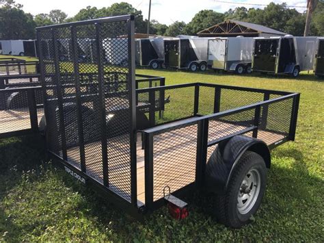 2018 Triple Crown 5x8 Single Axle Mesh Open Utility Trailer | Southern ...