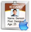 Order Online MAC ID Card Designing Software – Generate-Barcode.com