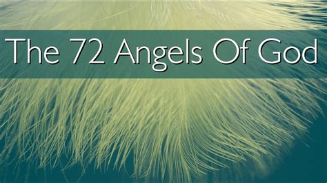 The 72 Angels Of God - The 72 Names Of God - Guardian Angels - Spiritual Experience - YouTube