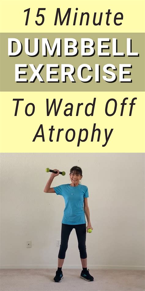 Senior Free Weight Exercises To Halt Atrophy - Fitness With Cindy in ...