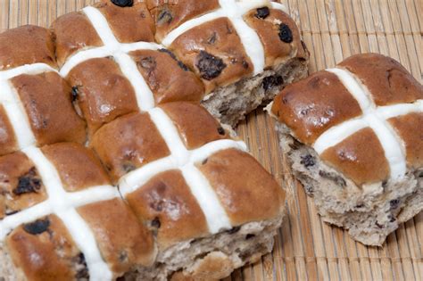 Fresh Hot Cross Buns Creative Commons Stock Image